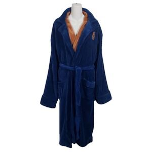 Harry Potter Fantastic Beasts Bath Robe Newt Scamander OS Blue Robe Factory